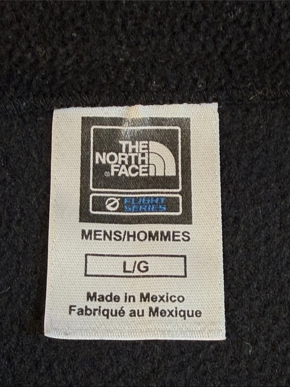 The North Face Polartec Quarter Zip Fleece Pullover Men’s Large Black EUC